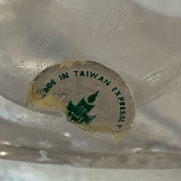 Vintage 1980s–1990s Partylite Expressly for Candle Dolphin Glass Votive Holder - Picture 5 of 5